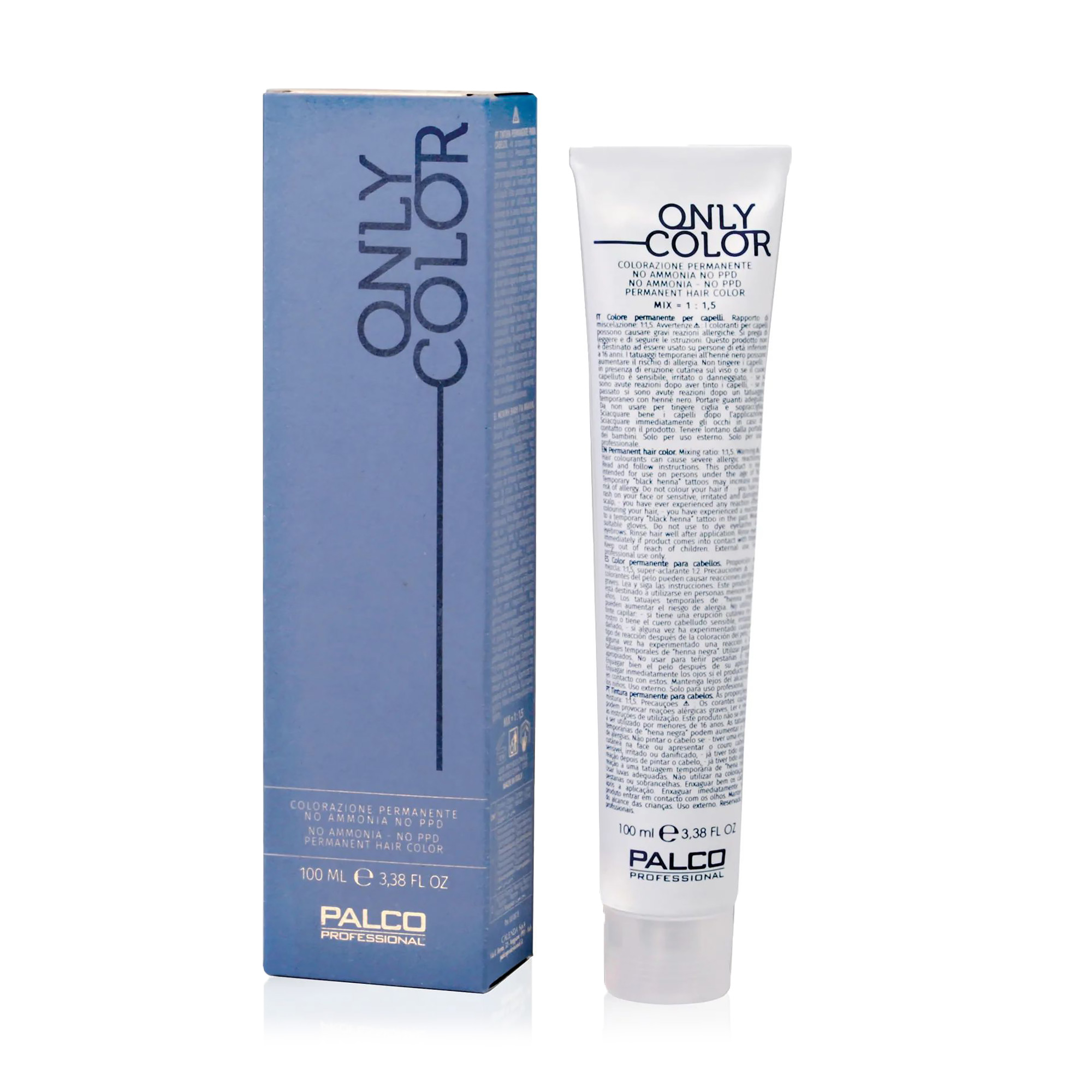 Безаміачна крем-фарба для волосся Palco Professional Only Color 6.6 Блонд темно-червоний, 100 мл